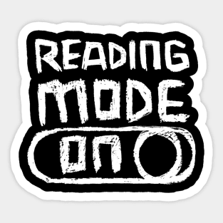 Reading Mode ON in Hand Writing Sticker